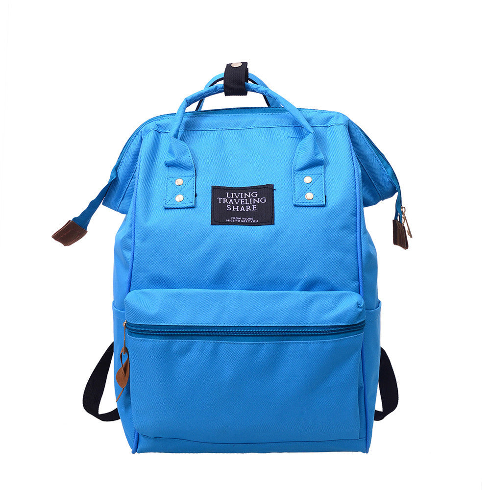 Unisex Blue Backpack